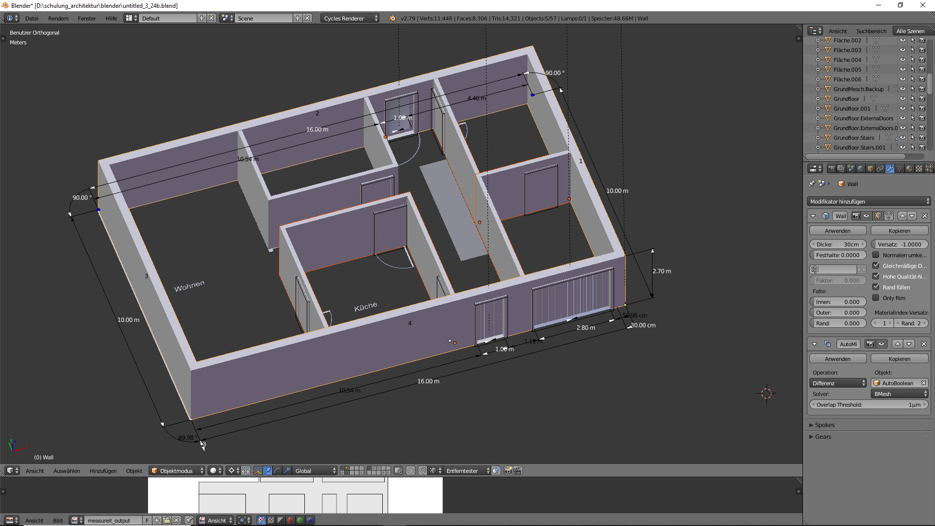 Architekturdesign & Animation in Blender – 3D-Grafik