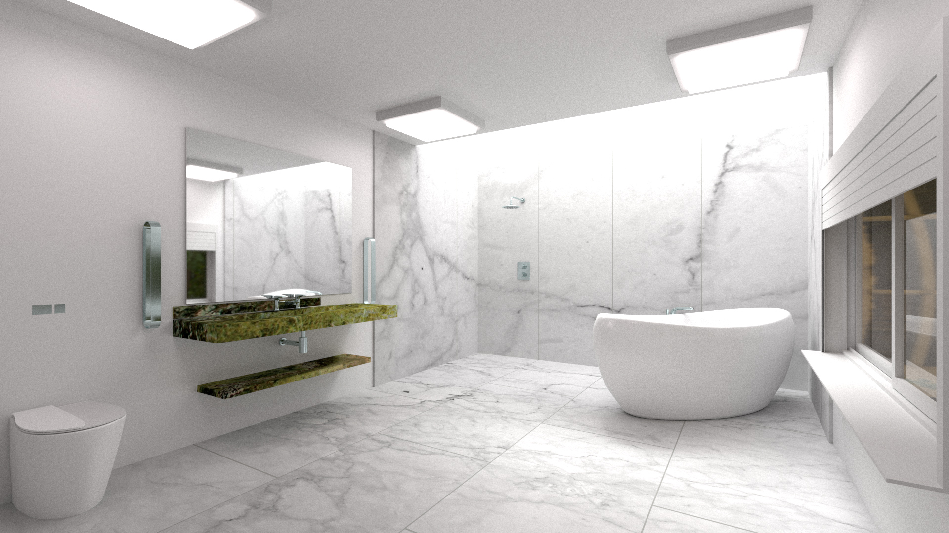 360° Innenraumvisualisierung: Badezimmer