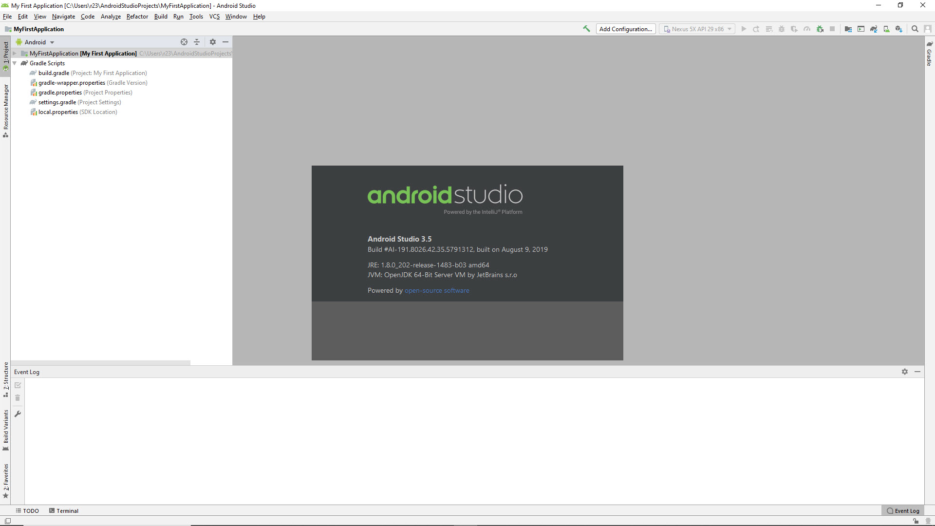 Android Studio 3.5
