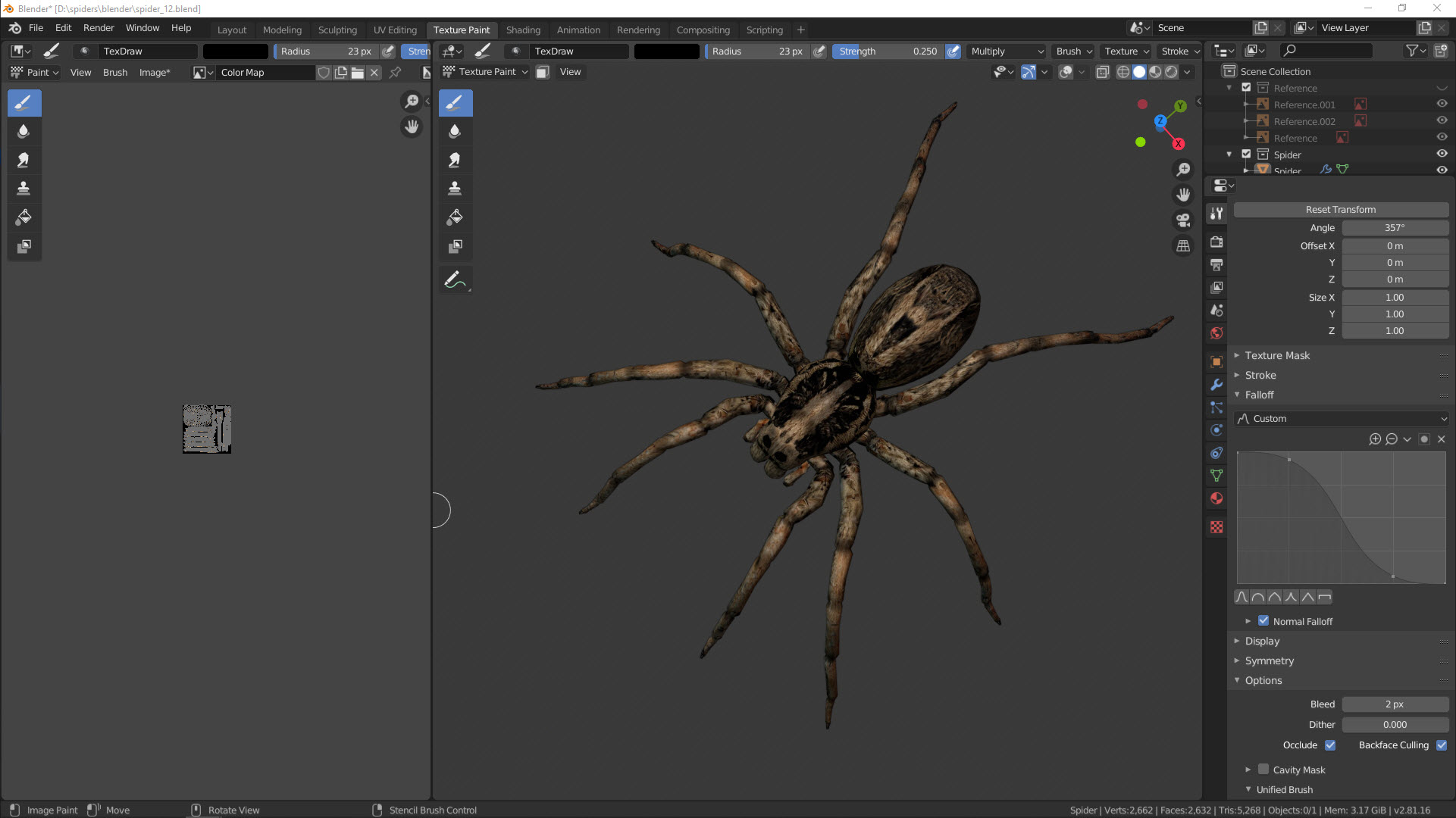 3D-Modellierung einer Spinne – Teil 5