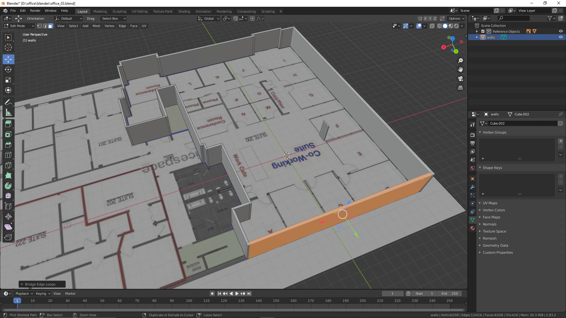 3D Immobilien Visualisierung: Büro