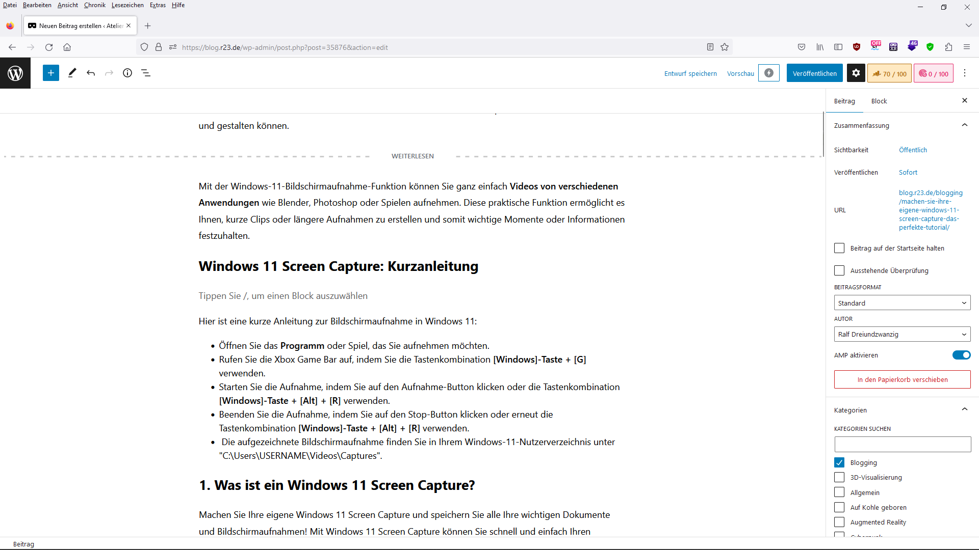 Machen Sie Ihre eigene Windows 11 Screen Capture: Das Perfekte Tutorial