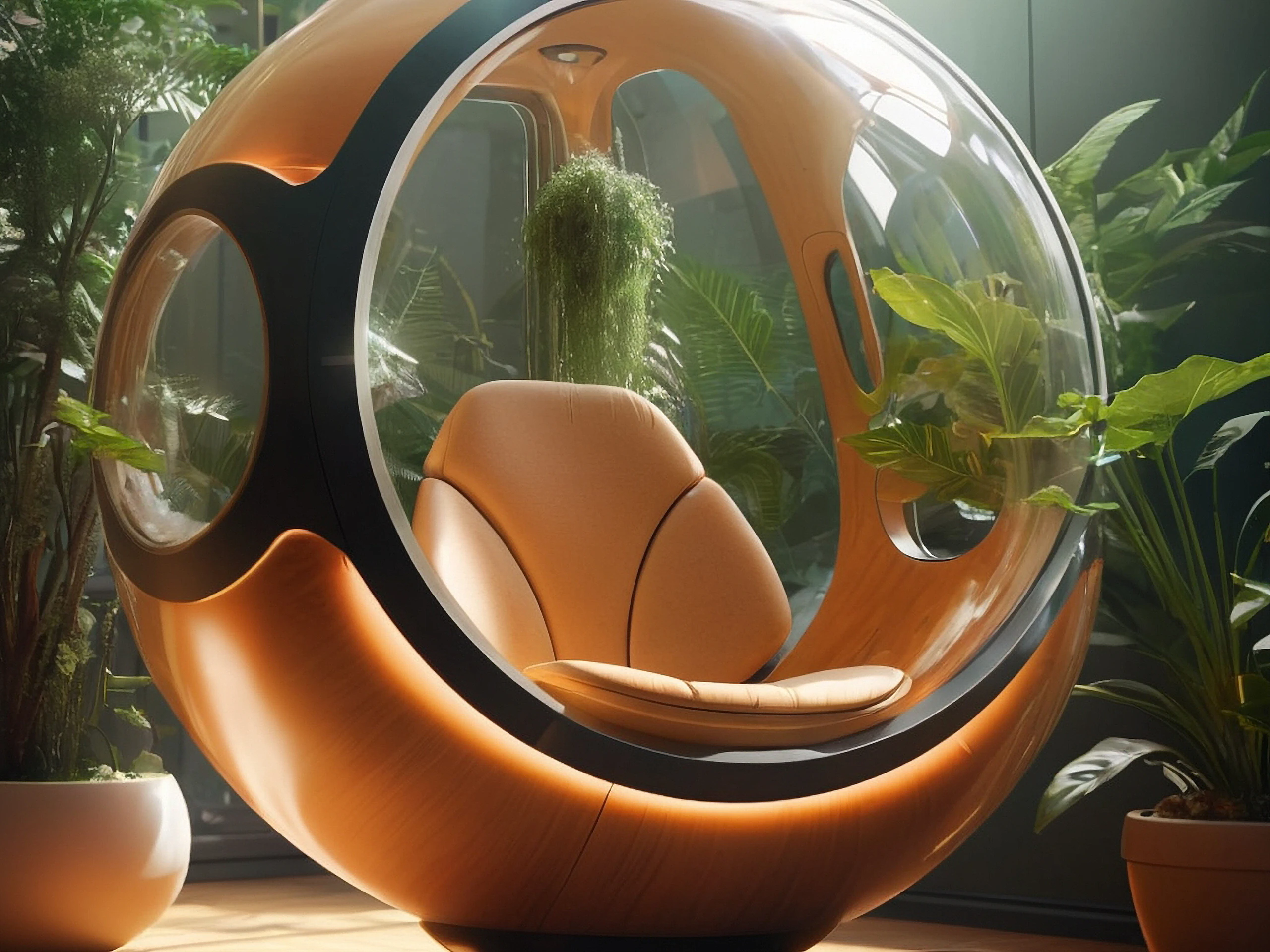 Innovativ und bequem: Erleben Sie den kugelförmigen Sessel der Zukunft