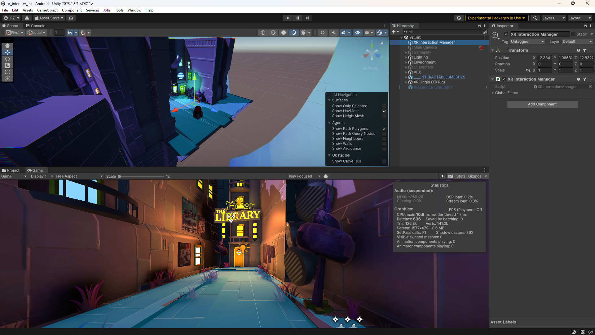 Unity's XR Interaction Toolkit